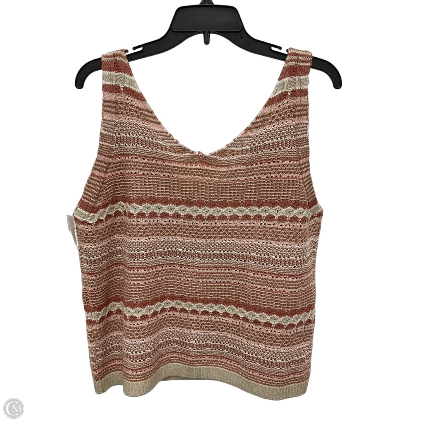 Top Sleeveless By Lou And Grey In Red, Size: L