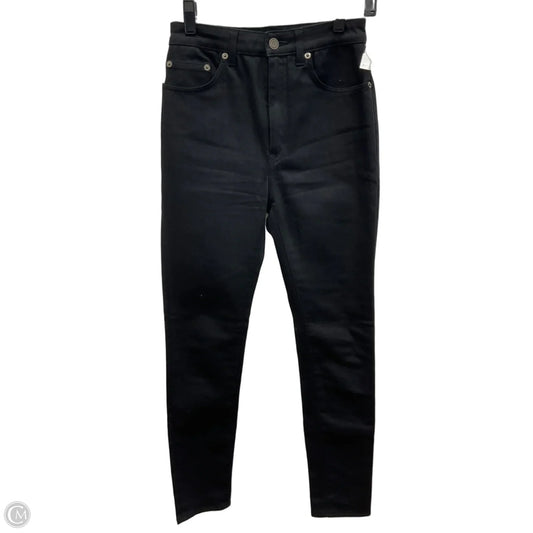 Pants Luxury Designer By Yves Saint Laurent In Black, Size: 4