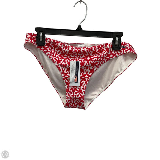 Swimsuit Bottom By Vineyard Vines In Red, Size: M