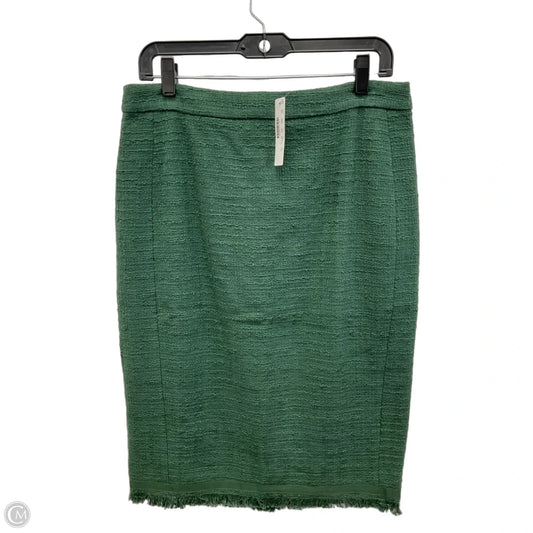 Skirt Midi By J. Crew In Green, Size: 10