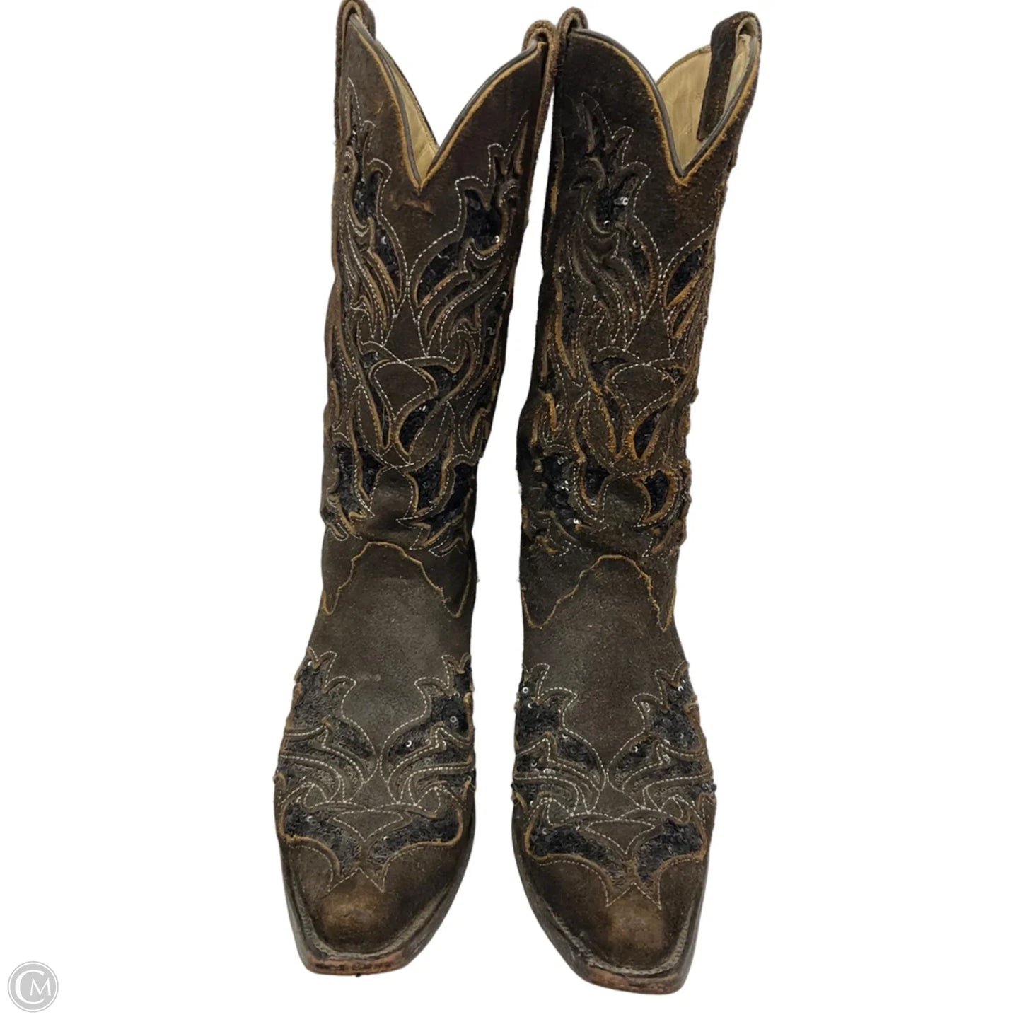 Boots Western By Corral In Brown, Size: 8.5