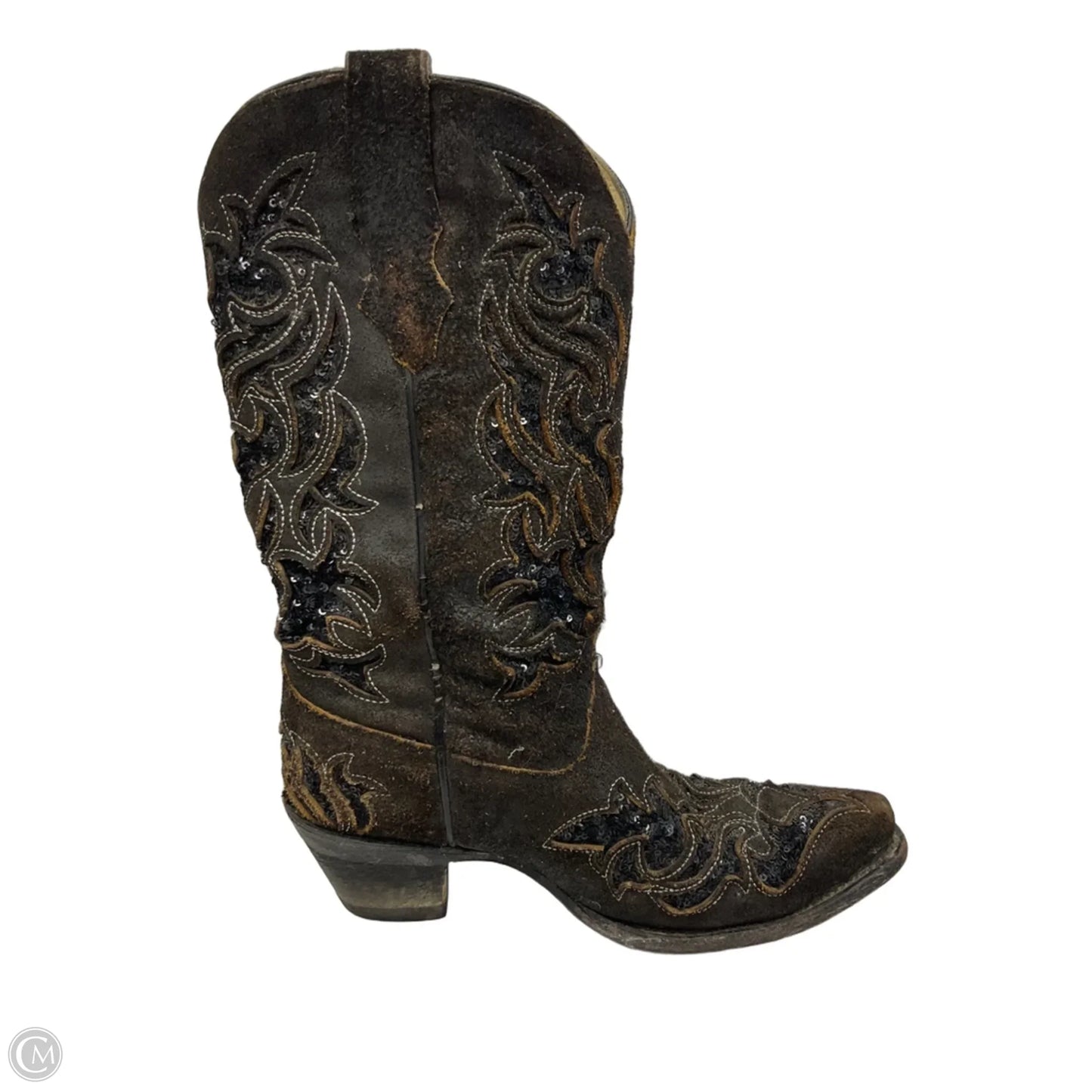 Boots Western By Corral In Brown, Size: 8.5