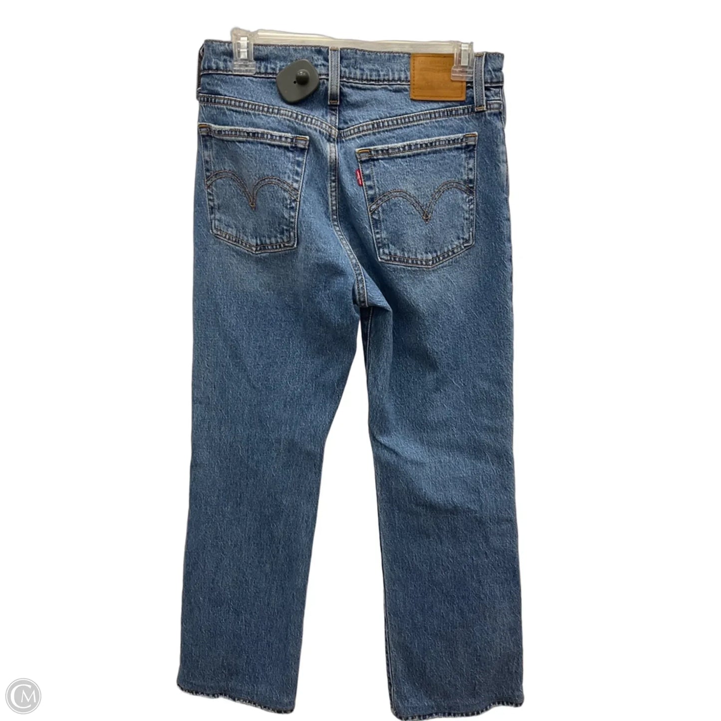 Jeans Wide Leg By Levis In Blue Denim, Size: 6