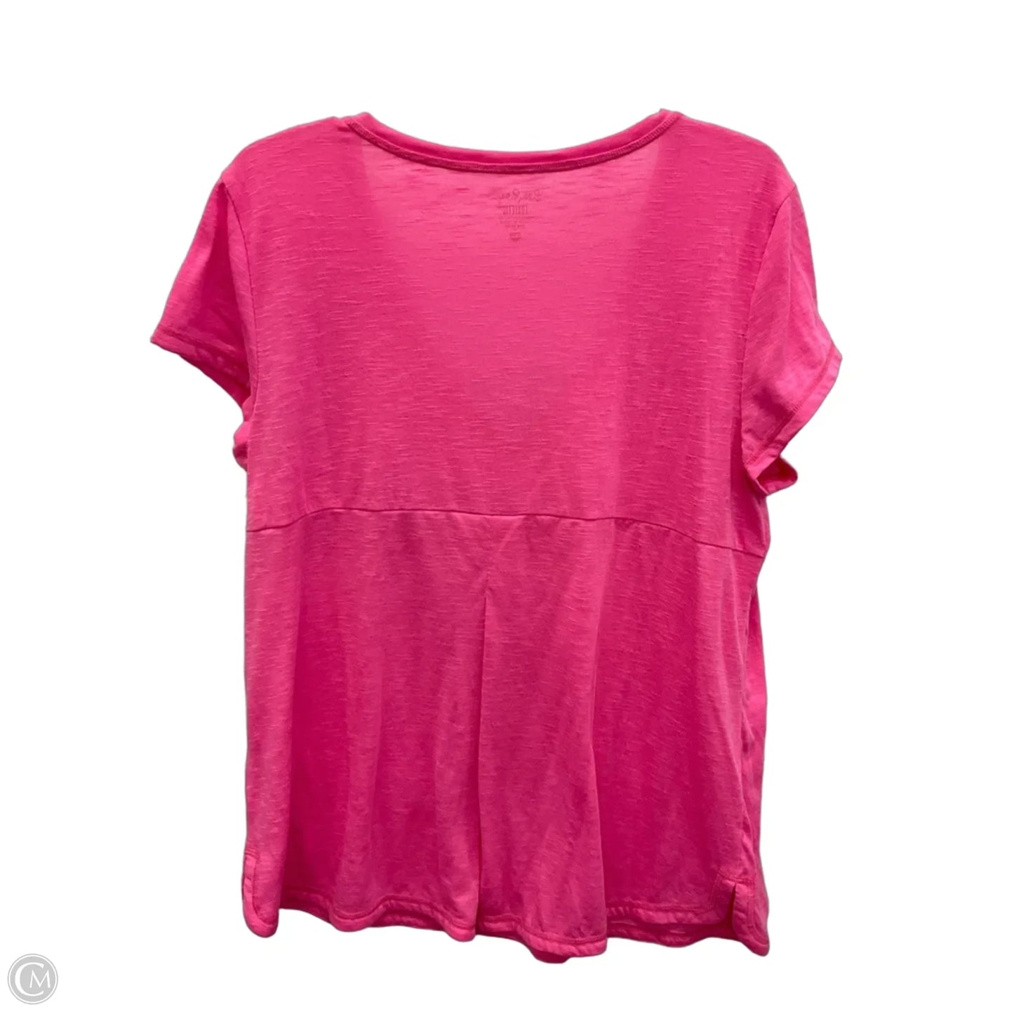 Top Short Sleeve By Lilly Pulitzer In Pink, Size: Xl