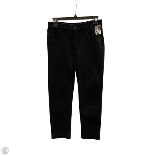 Jeans Cropped By White House Black Market In Black, Size: 4