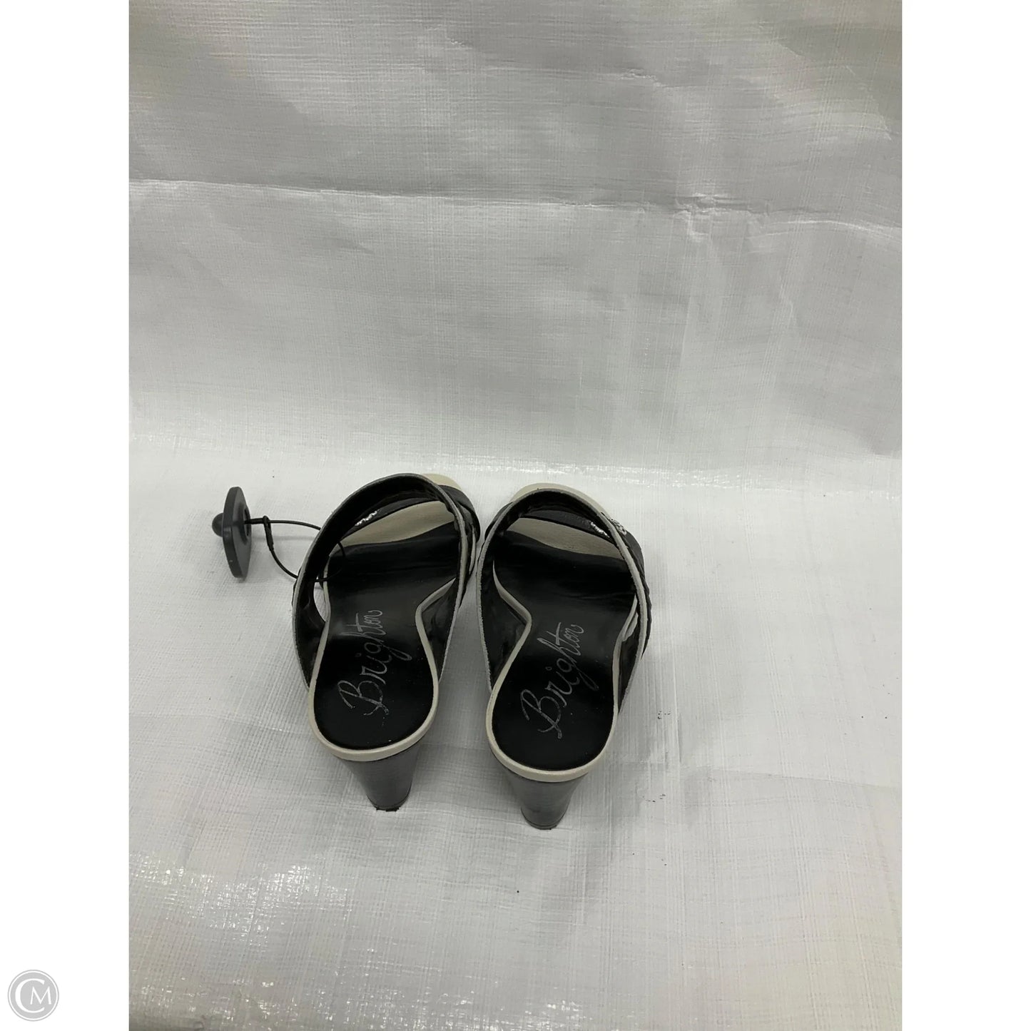 Shoes Heels Wedge By Brighton In Black, Size: 7.5