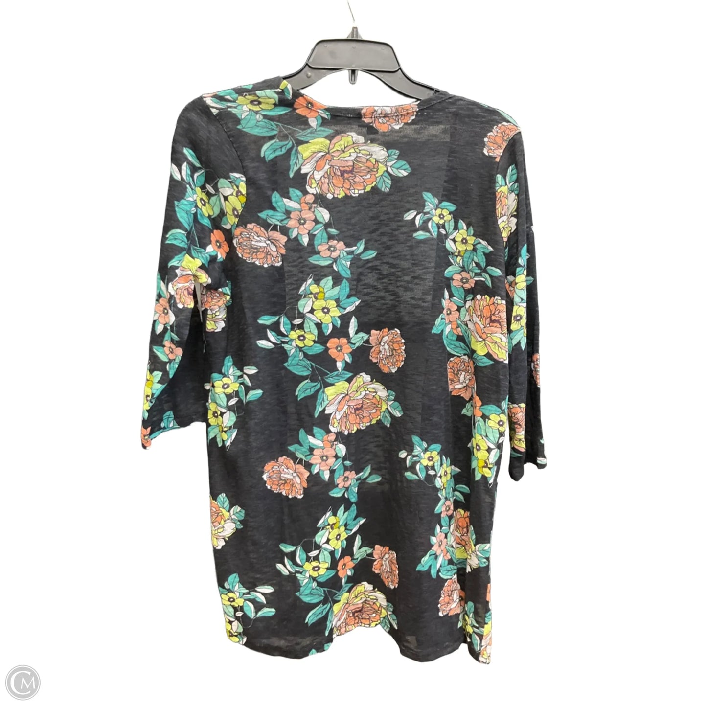 Cardigan By Torrid In Floral Print, Size: M