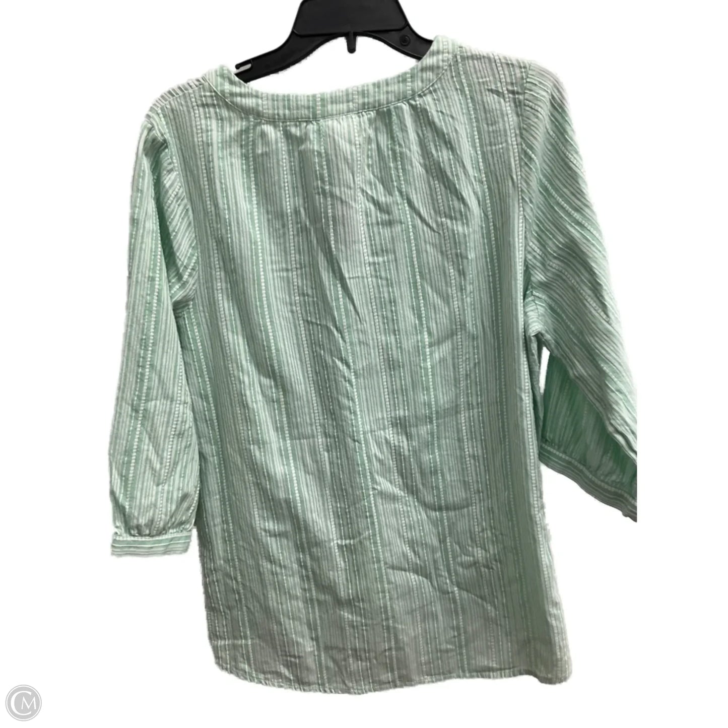Top Short Sleeve By Cj Banks In Green, Size: Xl