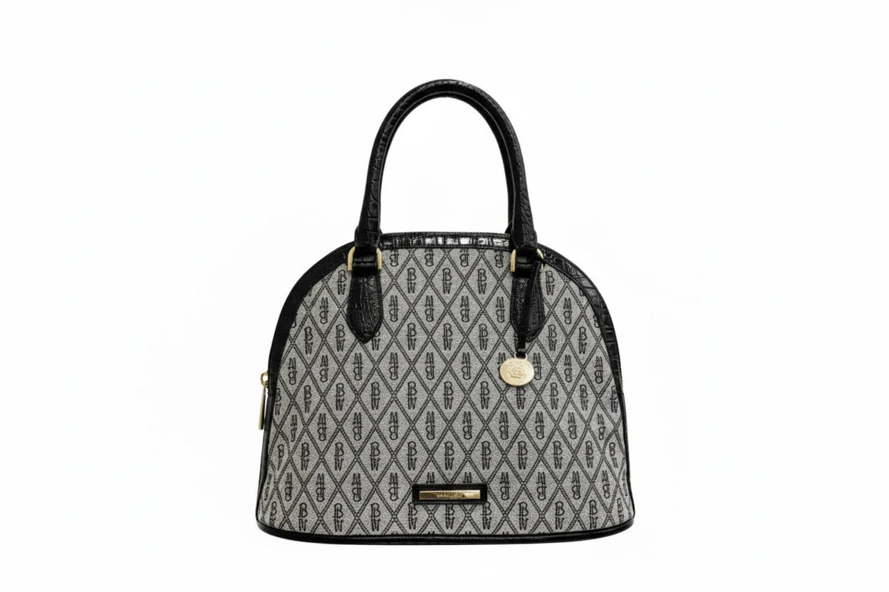 Handbag Designer By Brahmin, Size: Medium