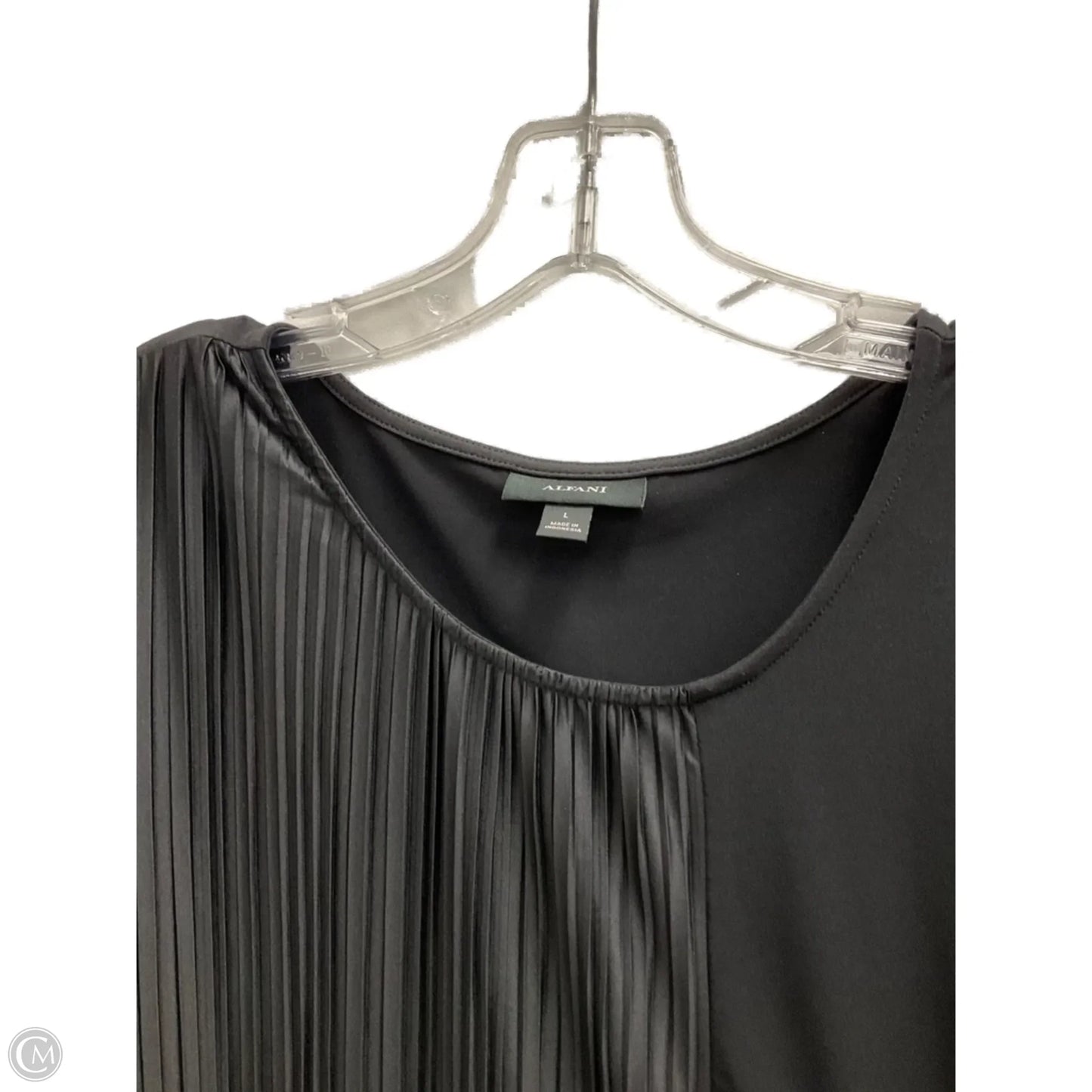 Top Sleeveless By Alfani In Black, Size: S