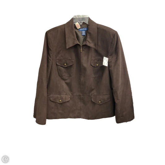 Jacket Other By Evan-picone In Brown, Size: 1x
