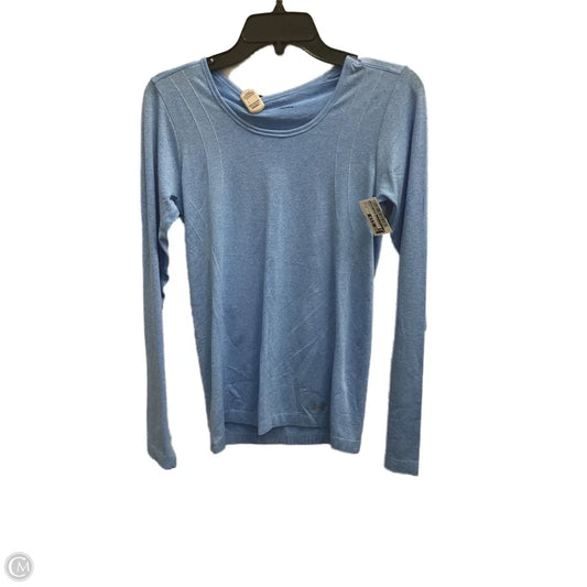 Athletic Top Long Sleeve Crewneck By Lululemon In Blue, Size: S