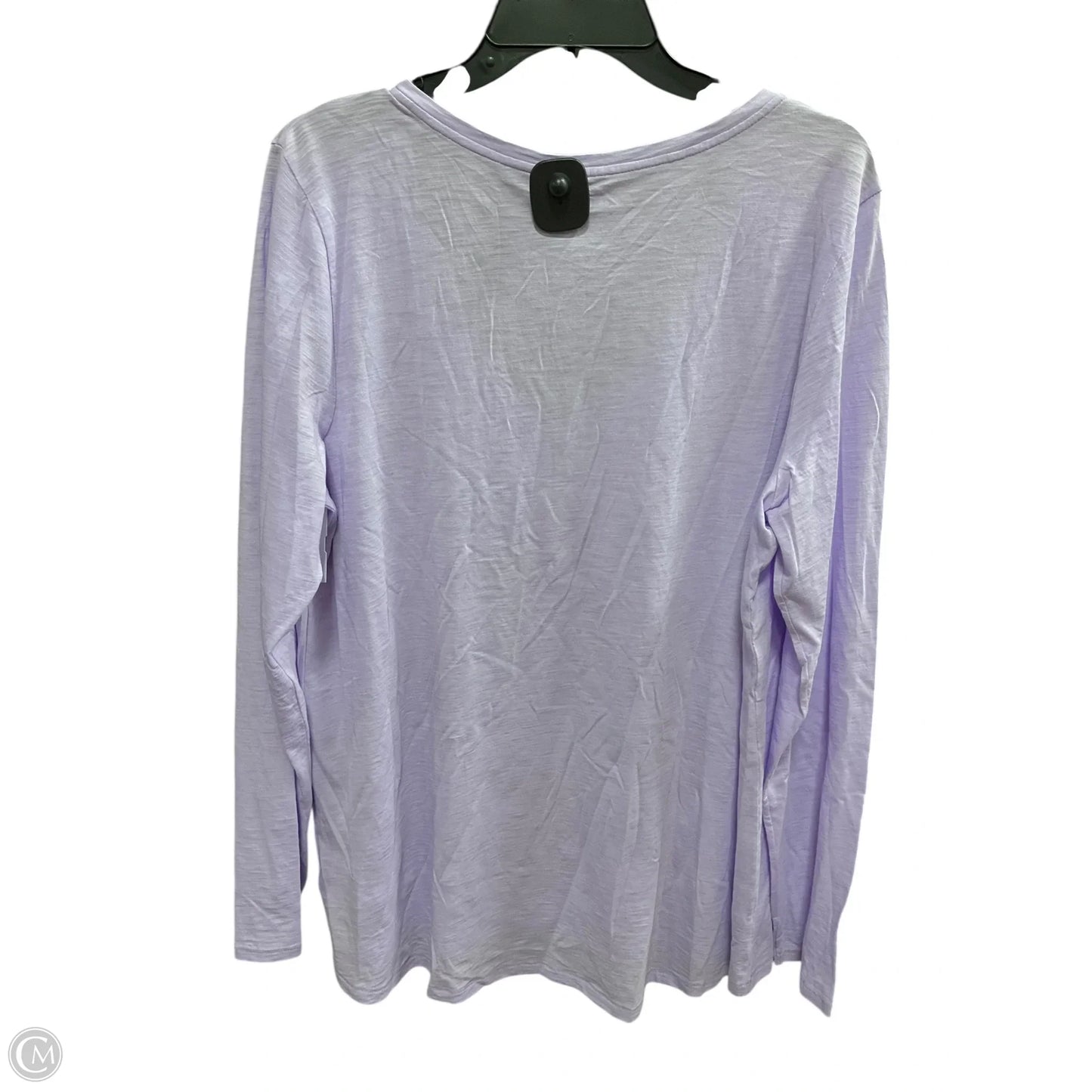 Top Long Sleeve Designer By Lilly Pulitzer In Purple, Size: Xl