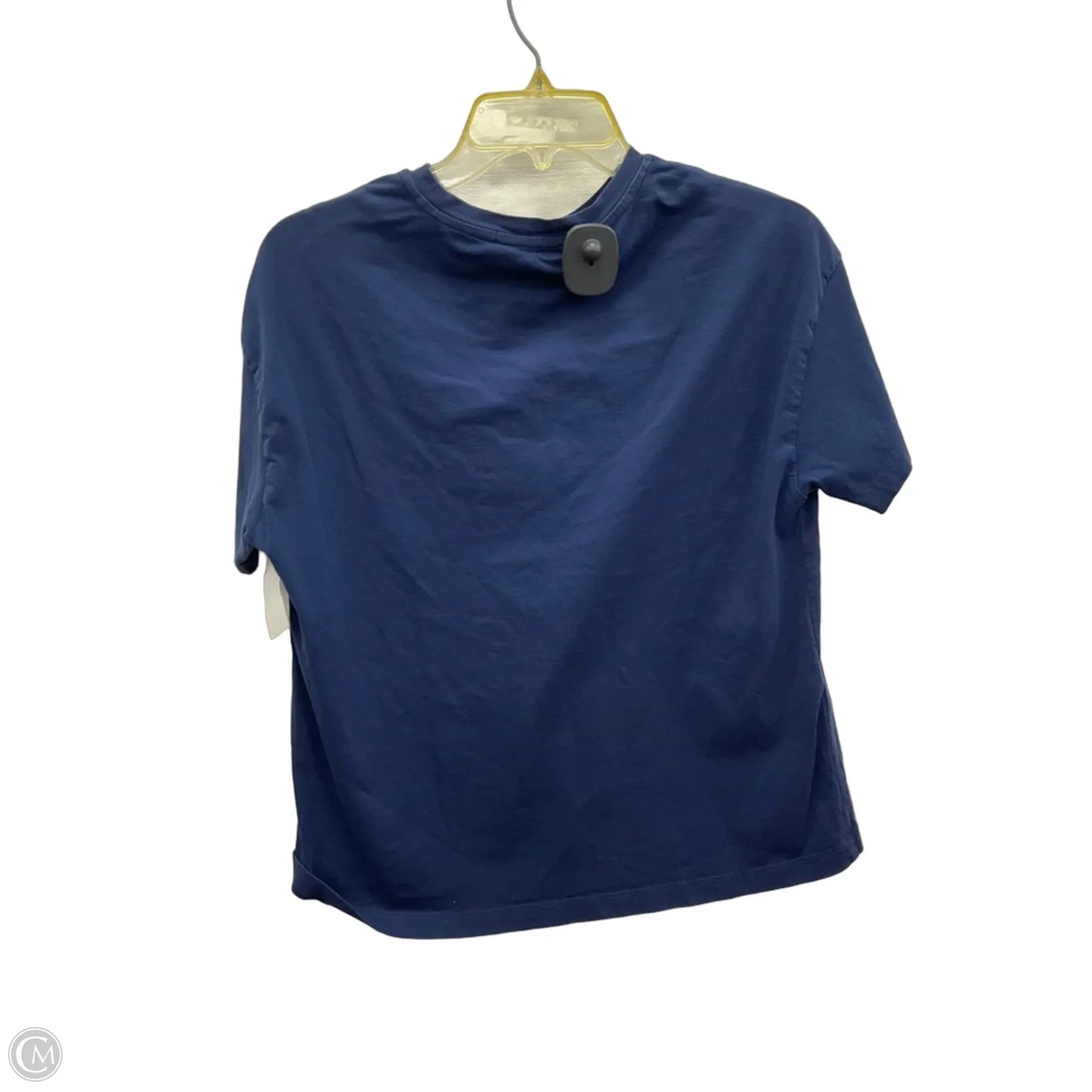 Top Short Sleeve By Cma In Navy, Size: M