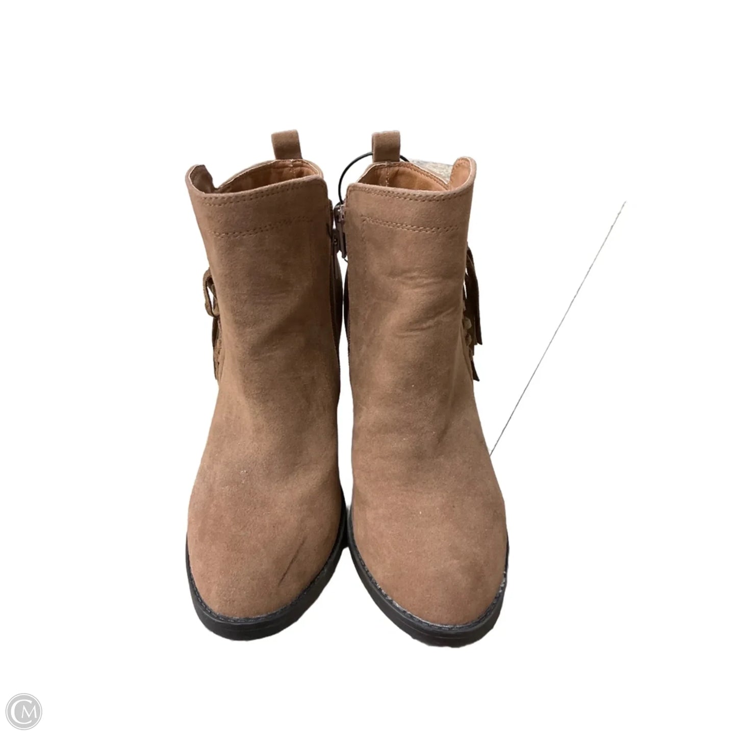 Boots Ankle Heels By Rampage In Tan, Size: 6