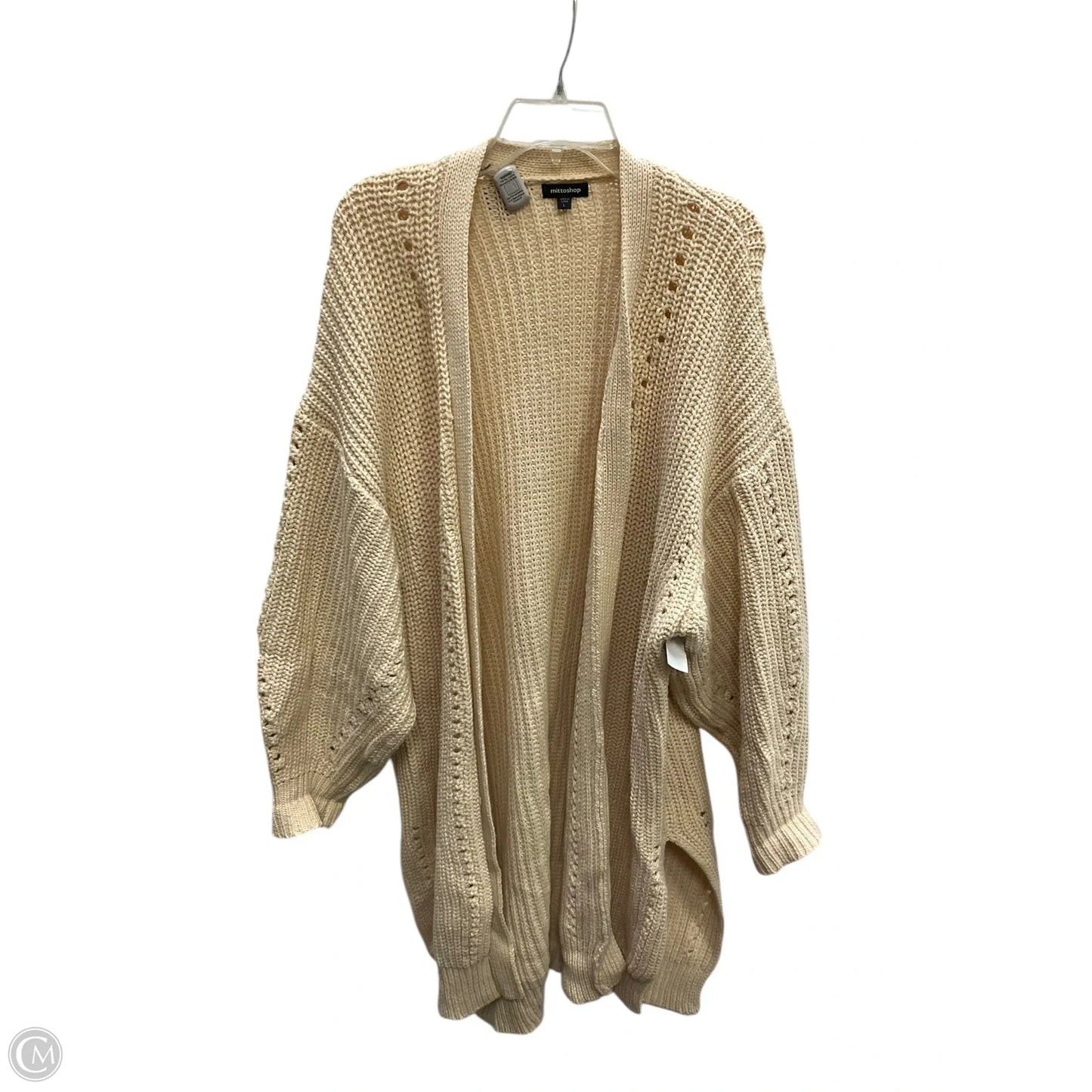 Cardigan By Mittoshop In Cream, Size: L
