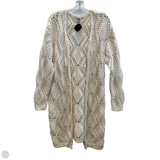 Cardigan By Boston Proper In White, Size: L