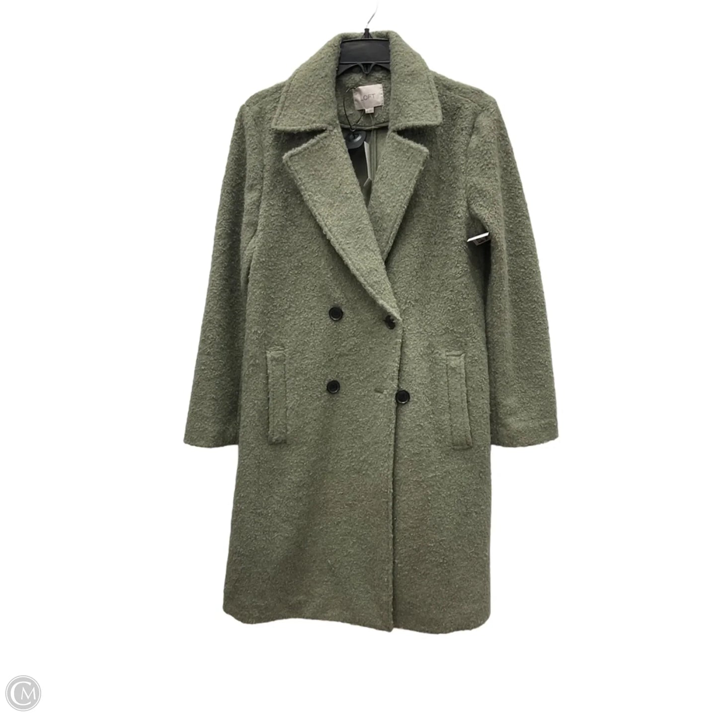 Coat Peacoat By Loft In Green, Size: S