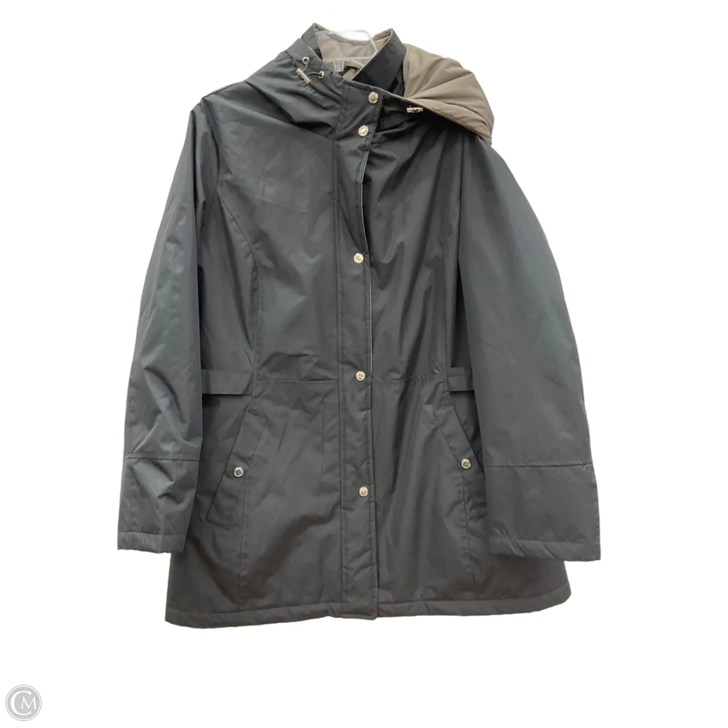 Coat Puffer & Quilted By Susan Graver In Black, Size: Xl