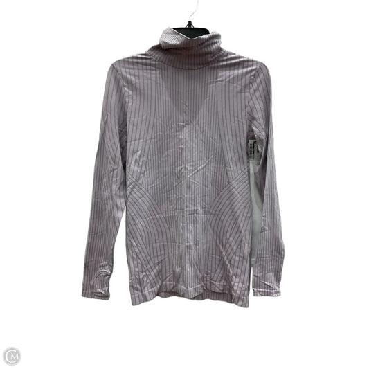 Athletic Top Long Sleeve Collar By Athleta In Purple, Size: M