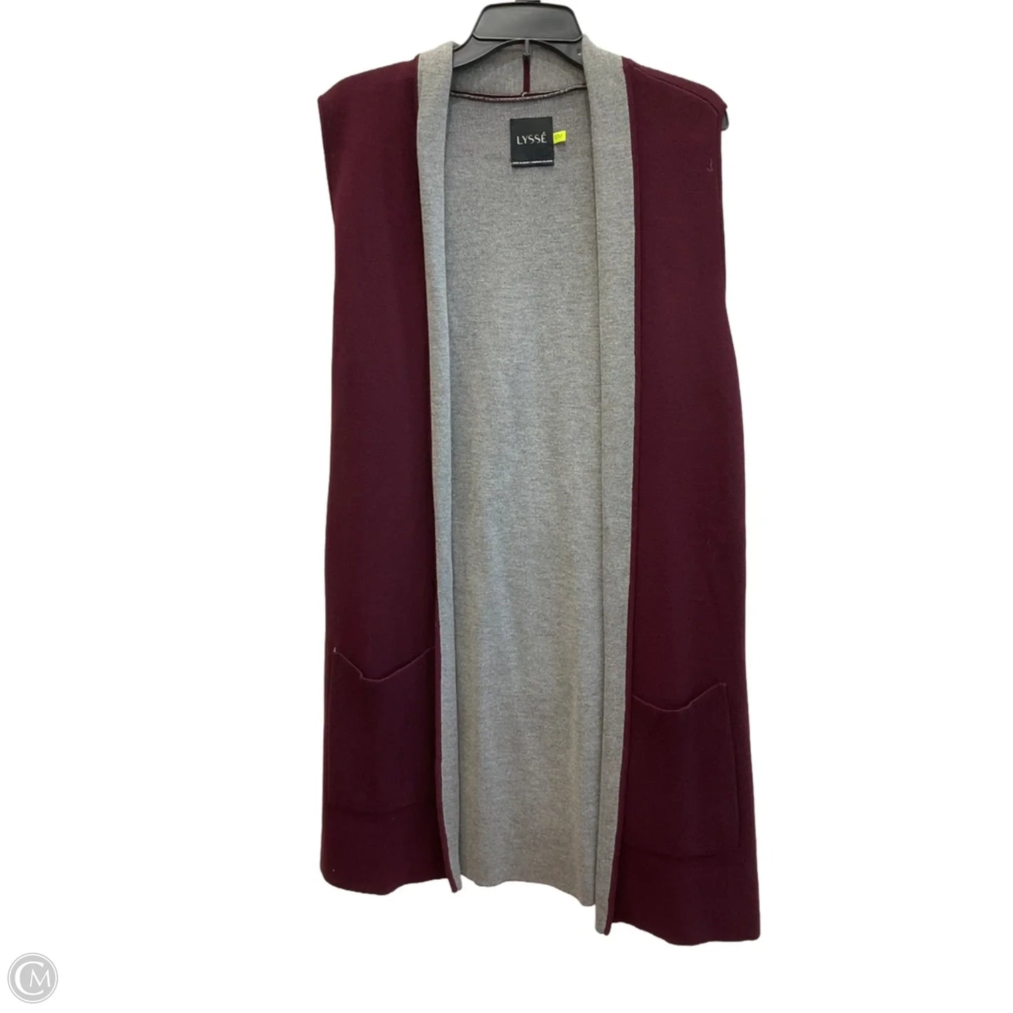 Vest Other By Lysse In Maroon, Size: S