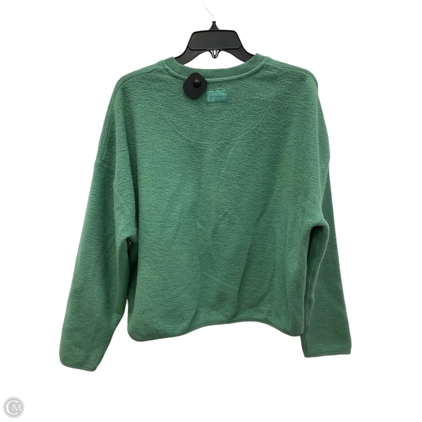 Top Long Sleeve By Roots In Green, Size: S