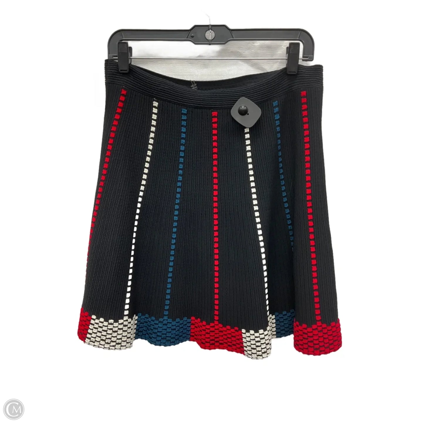 Skirt Mini & Short By Bcbgmaxazria In Striped Pattern, Size: L