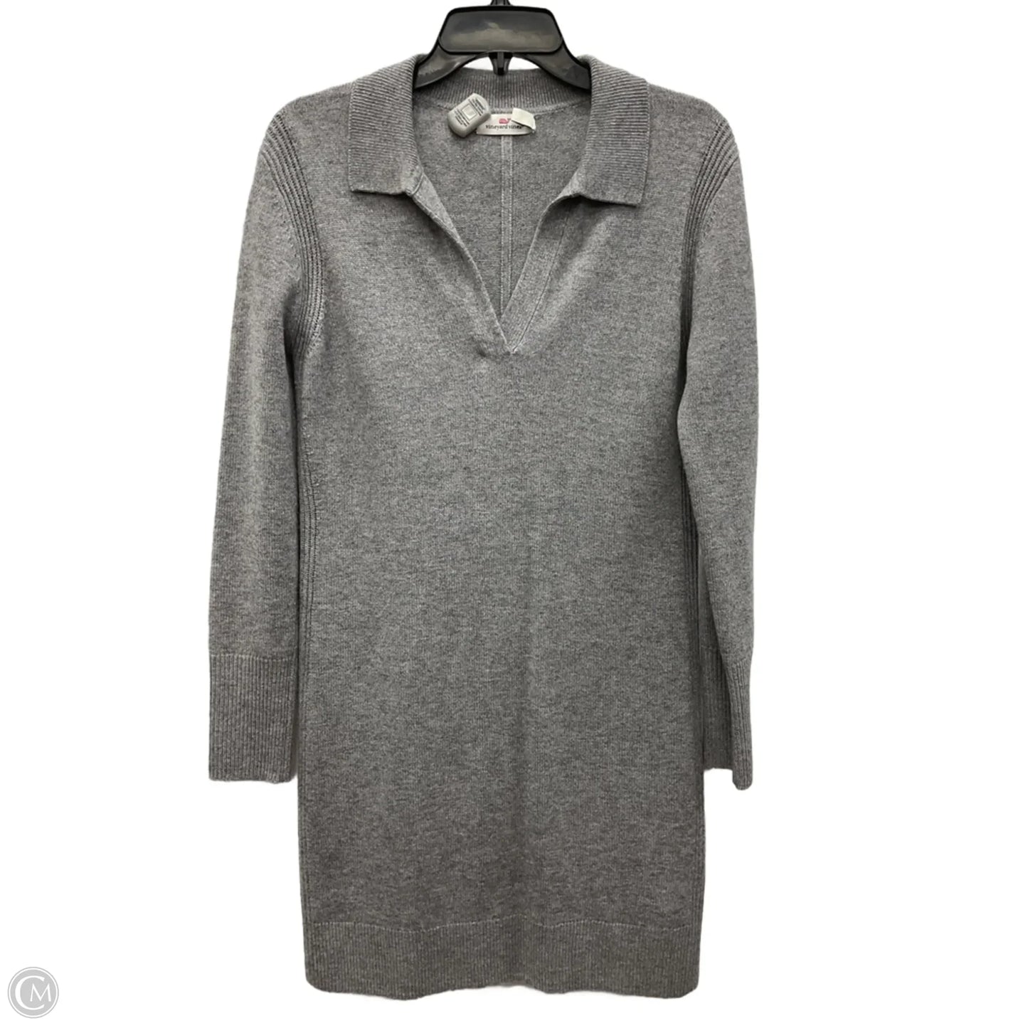 Dress Sweater By Vineyard Vines In Grey, Size: Xs
