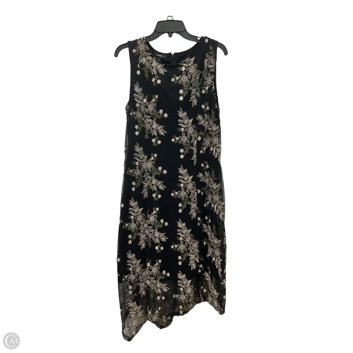 Dress Party Long By Alfani In Floral Print, Size: Xl