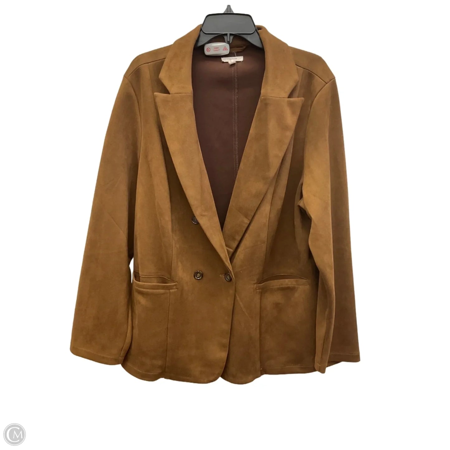 Blazer By Maurices In Brown, Size: 1x