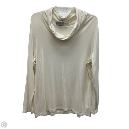Top Long Sleeve By Coldwater Creek In White, Size: L