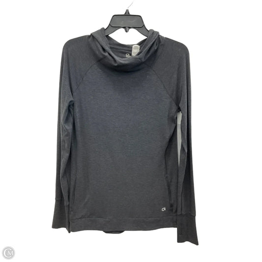 Athletic Top Long Sleeve Hoodie By Gapfit In Grey, Size: M