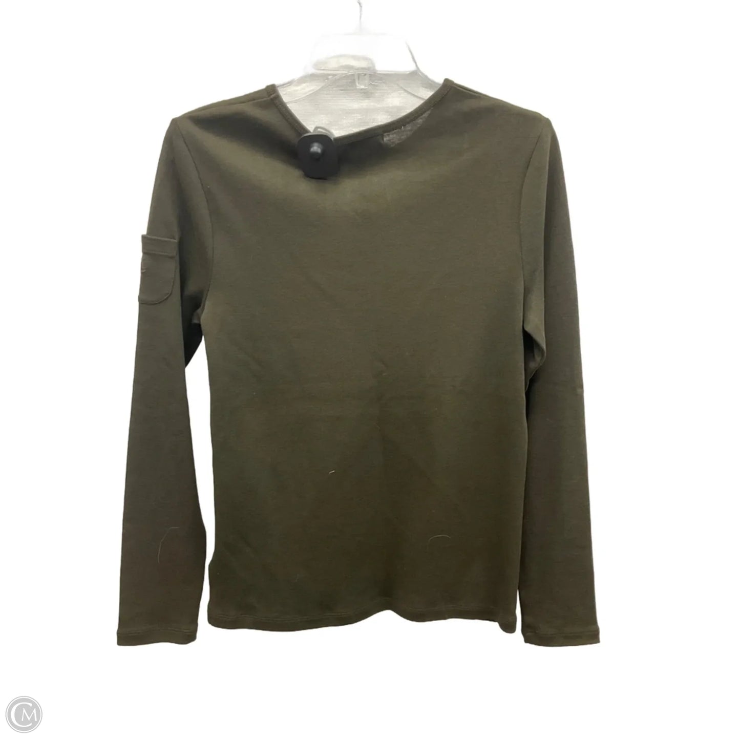 Top Long Sleeve By Lauren By Ralph Lauren In Green, Size: M