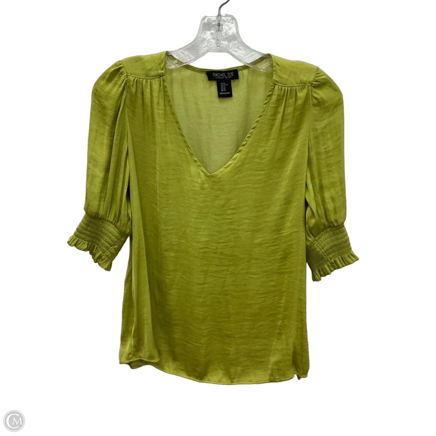 Top Short Sleeve By Rachel Zoe In Green, Size: Xs
