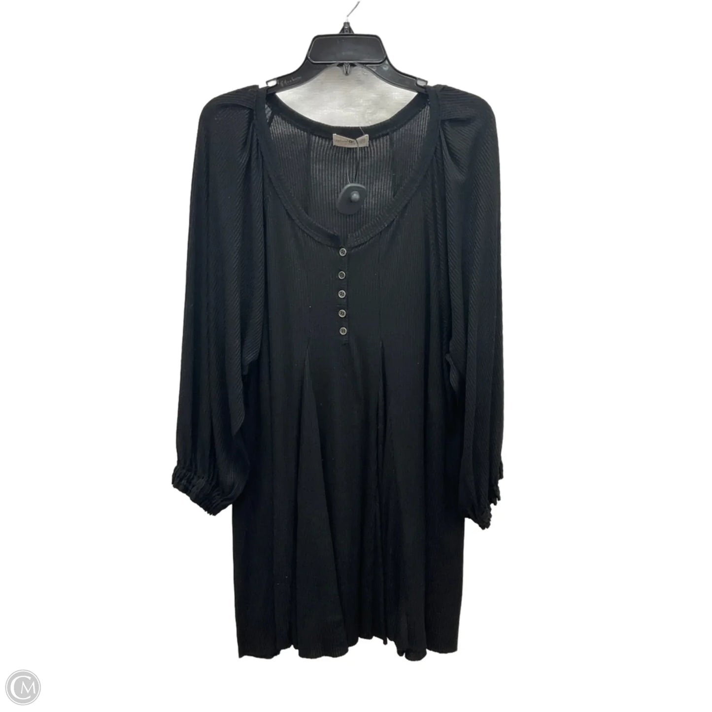 Top Long Sleeve By Natural Life In Black, Size: Osfm