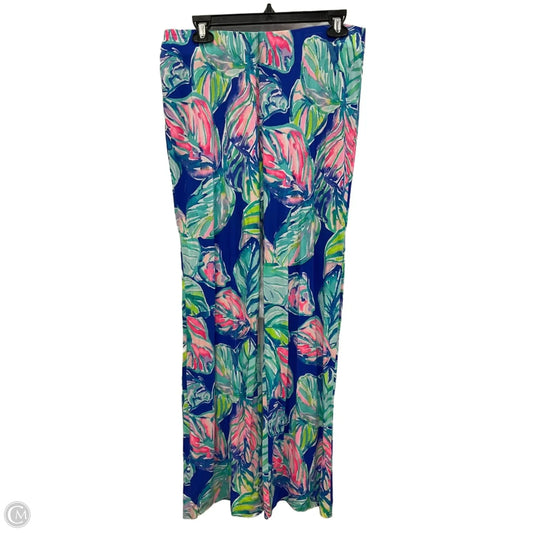 Pants Designer By Lilly Pulitzer In Floral Print, Size: L