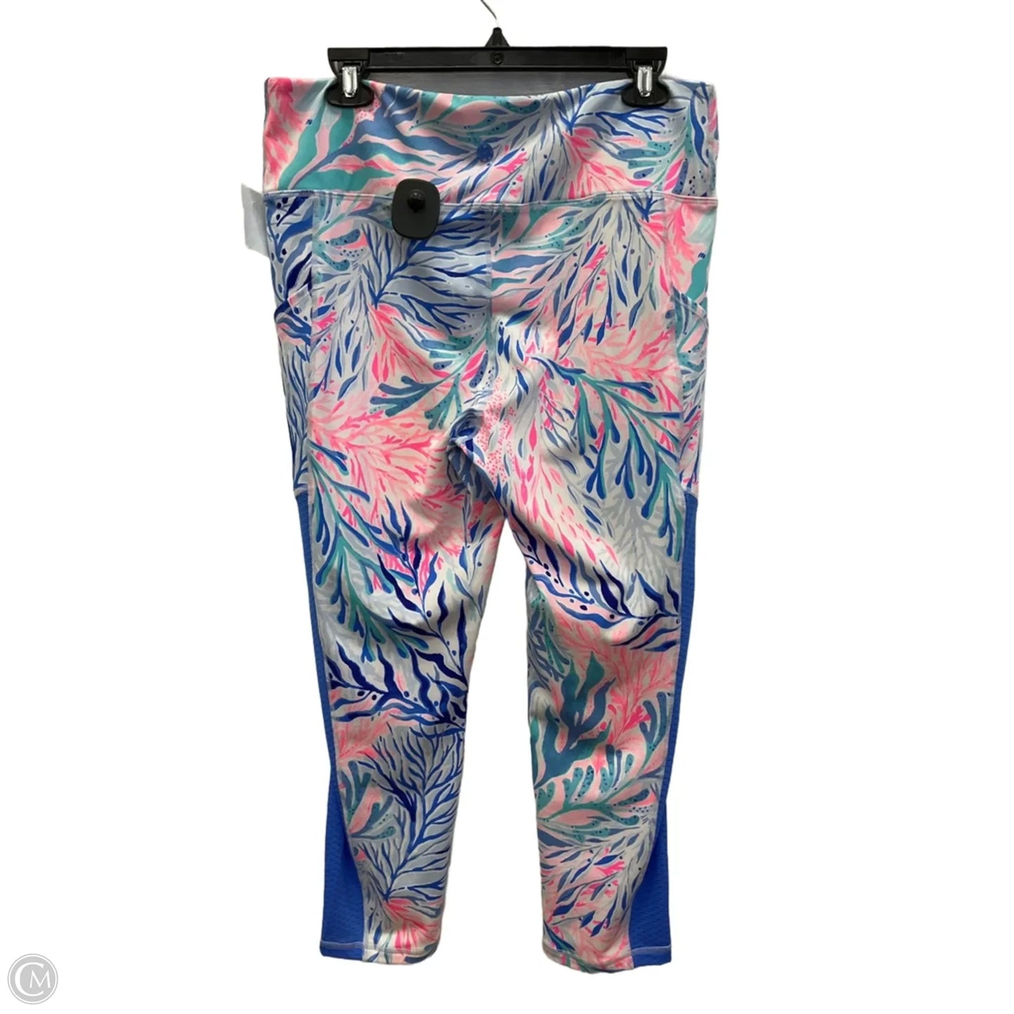 Pants Designer By Lilly Pulitzer In Blue & Pink, Size: Xl