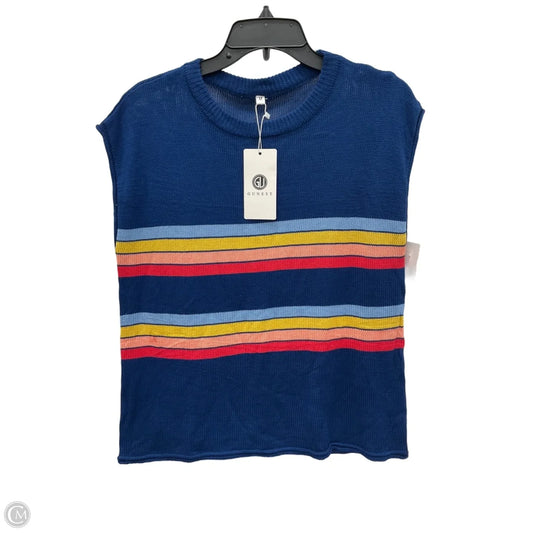 Top Sleeveless By Clothes Mentor In Blue, Size: M