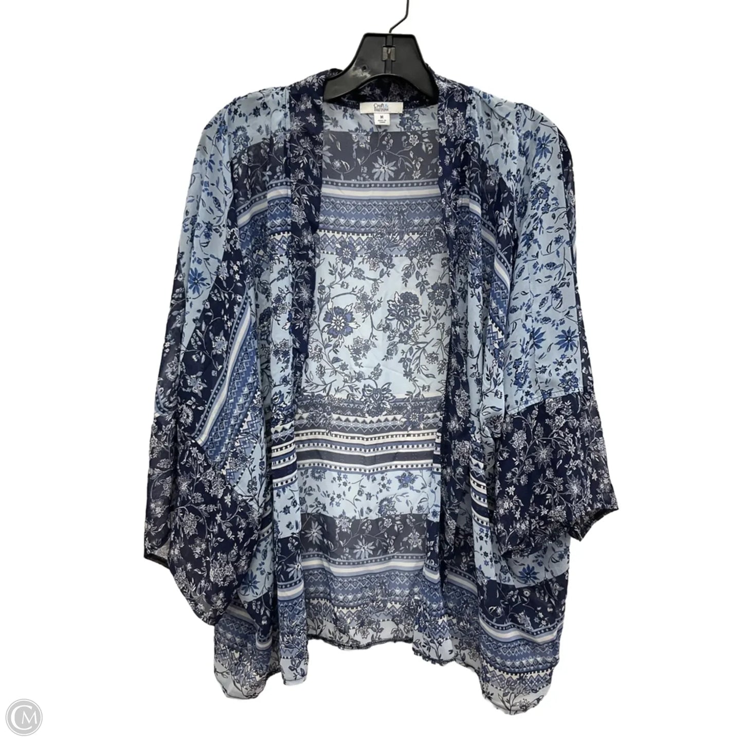 Shawl By Croft And Barrow In Floral Print, Size: M