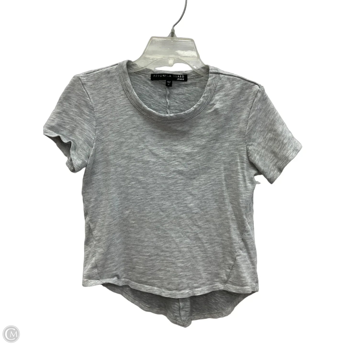 Top Short Sleeve By Veronica Beard In Grey, Size: Xs