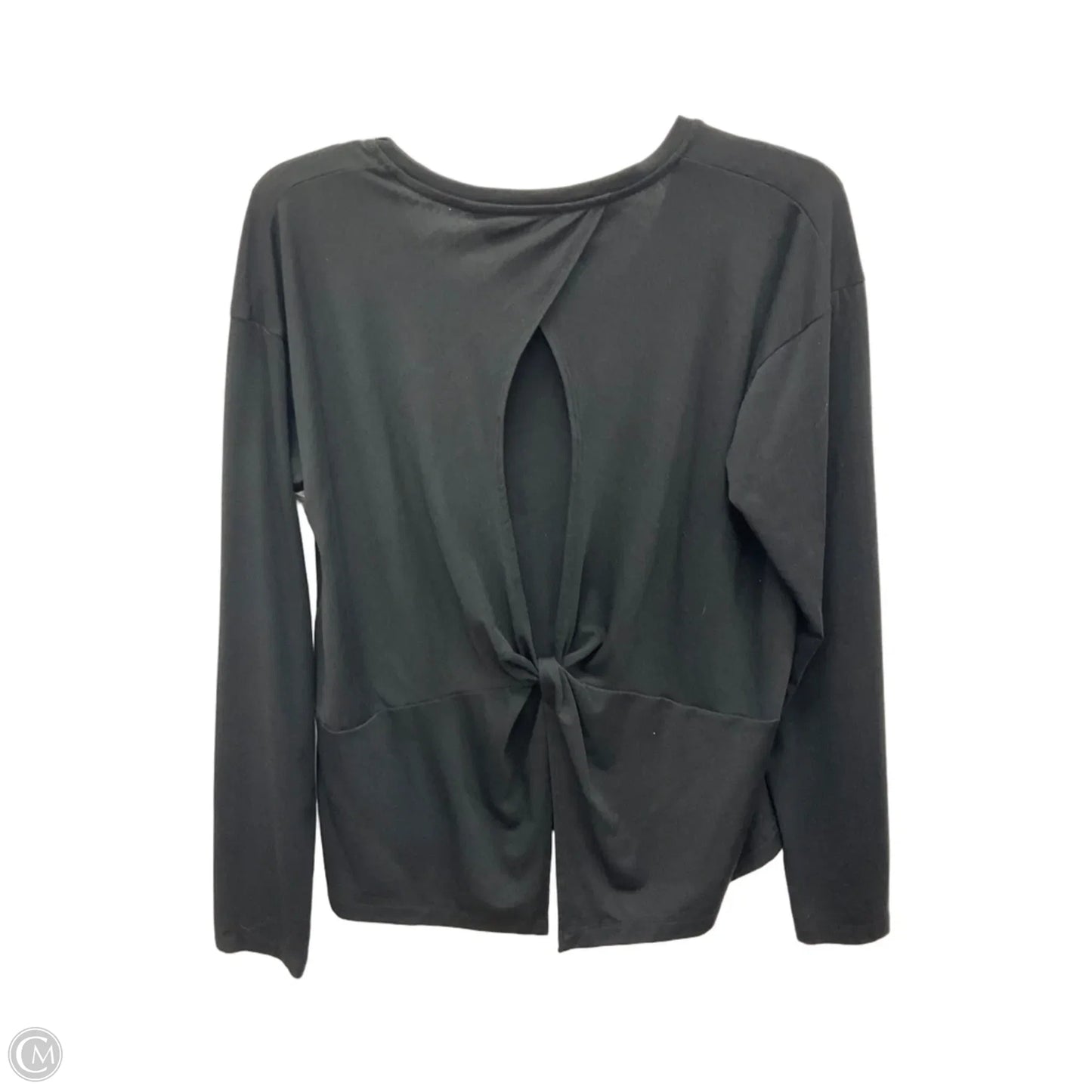 Athletic Top Long Sleeve Crewneck By Athleta In Black, Size: M