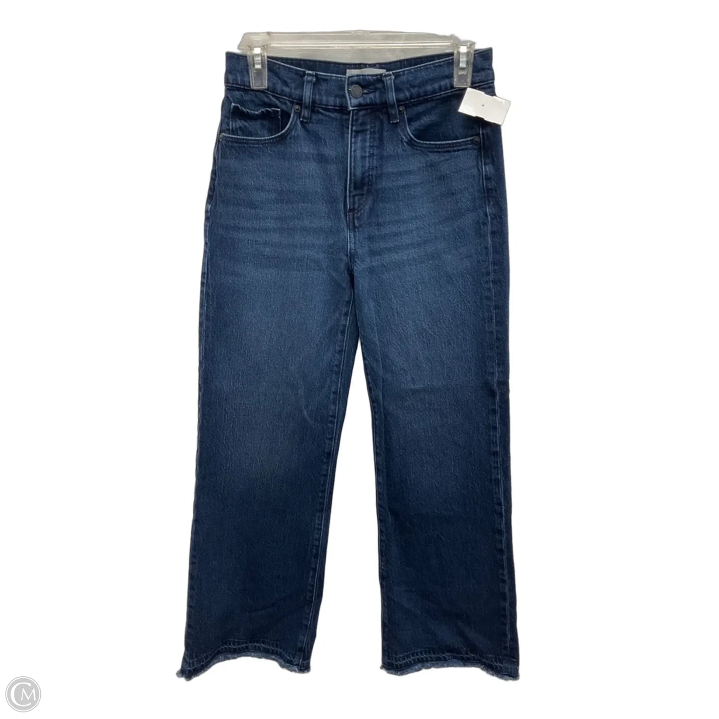 Jeans Straight By Loft In Blue Denim, Size: 0