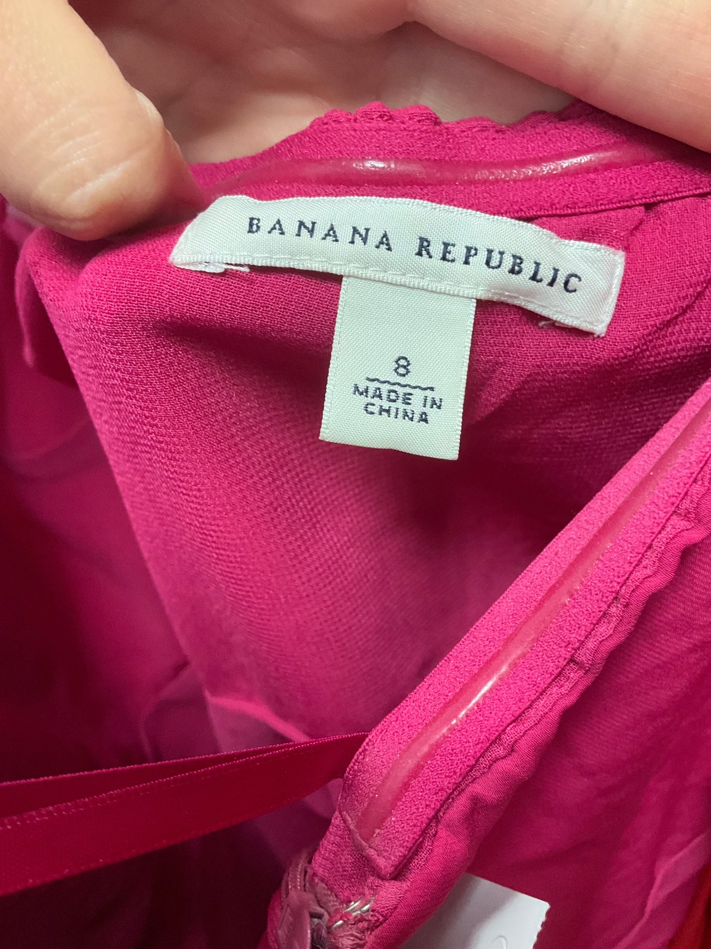 Pink Dress Casual Short Banana Republic, Size 8