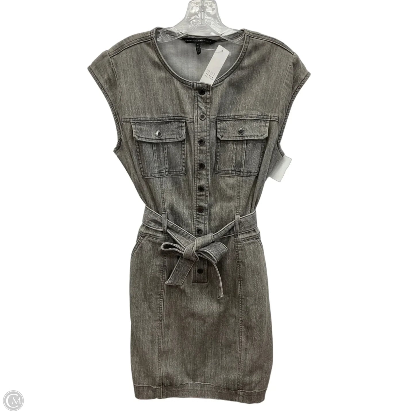 Dress Casual Short By White House Black Market In Grey, Size: S