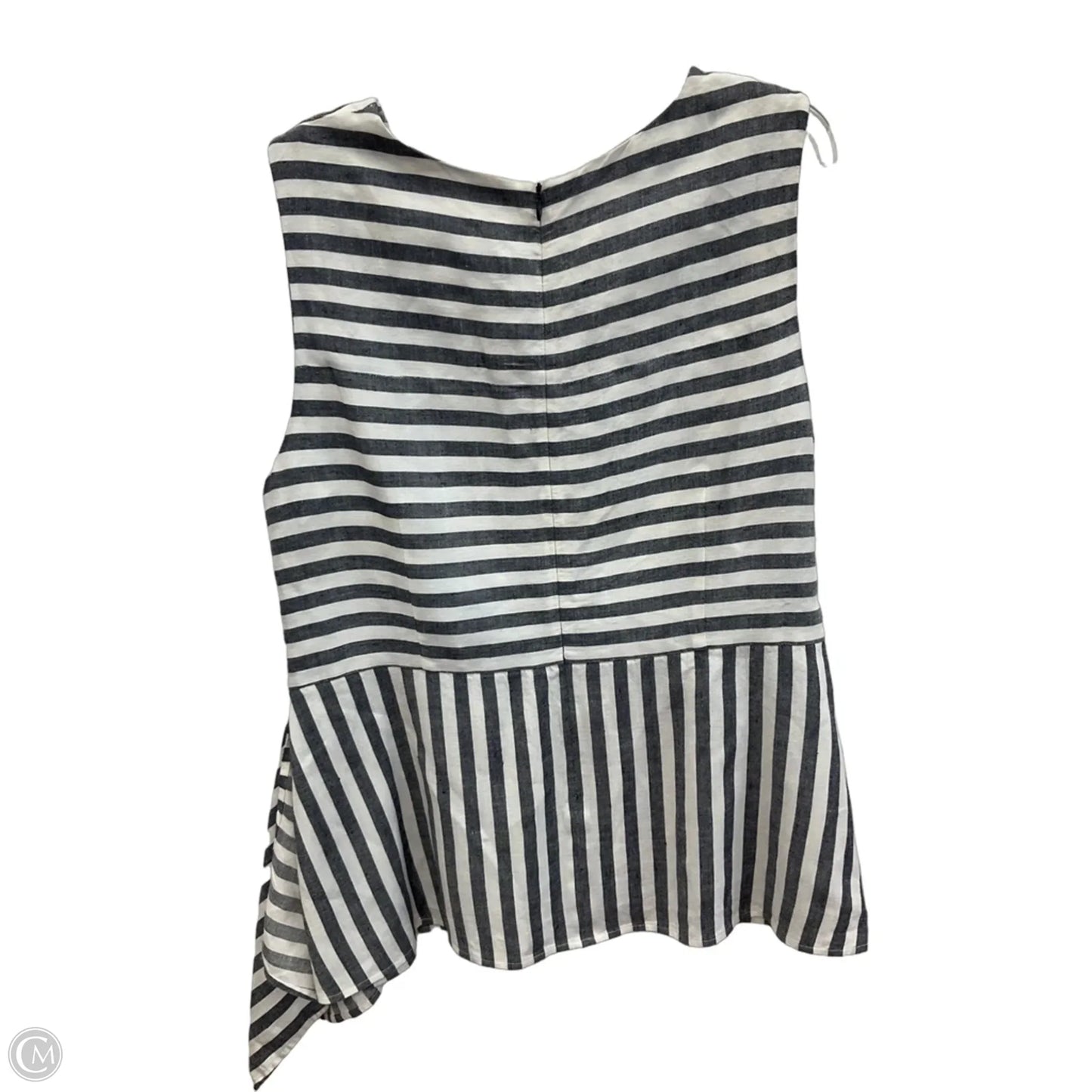 Top Sleeveless By St. John In Striped Pattern, Size: Xl