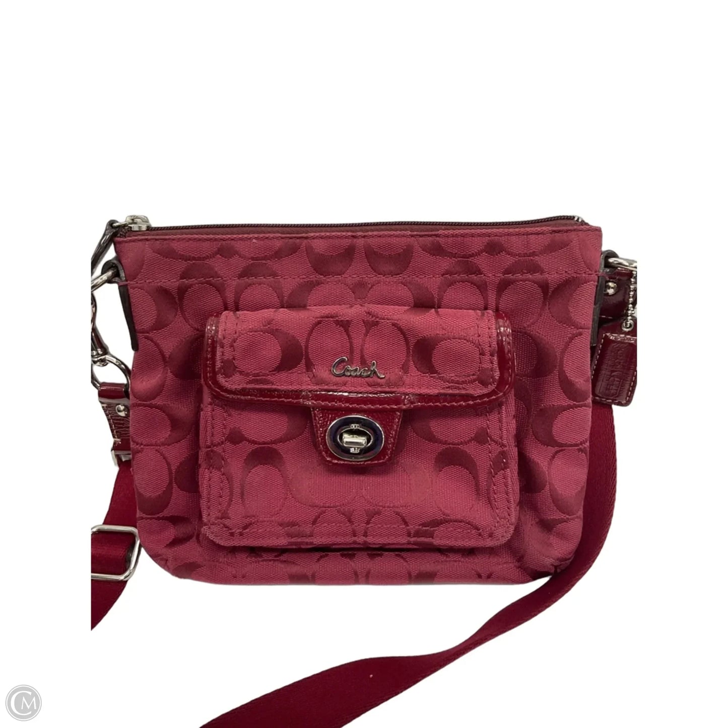 Crossbody Designer By Coach, Size: Small