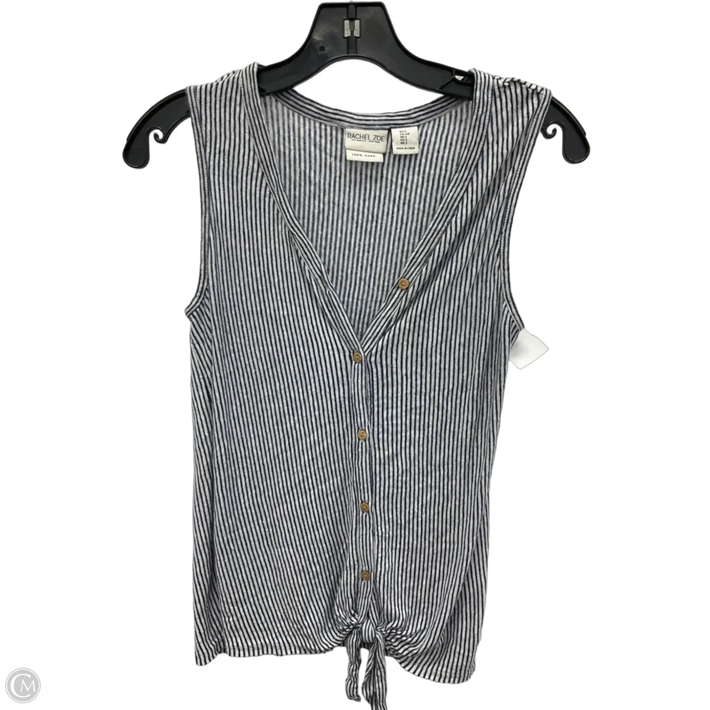 Top Sleeveless By Rachel Zoe In Striped Pattern, Size: S