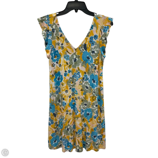 Dress Casual Short By Loft In Floral Print, Size: Xs