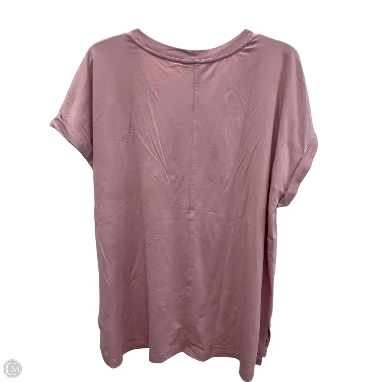 Top Short Sleeve By Banana Republic In Pink, Size: Xl