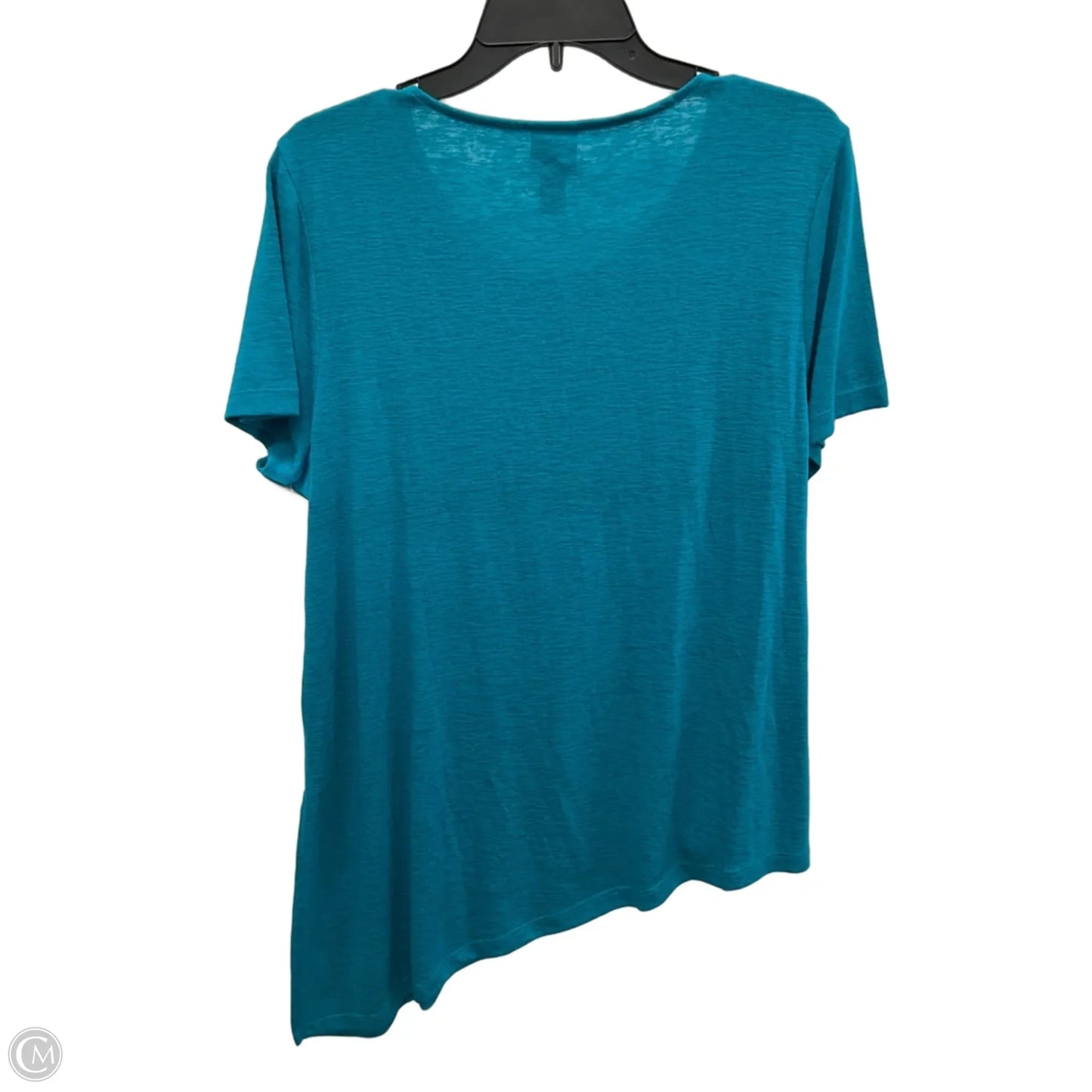 Top Short Sleeve By Chicos In Blue, Size: L